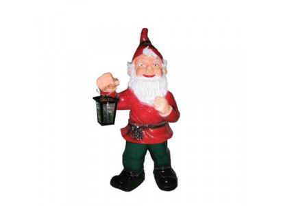 Garten Zwerg 100cm Garten Dekoration Figuren Statuen Figur Hand