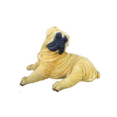 Hond Figur abstrakt Figuren Statuen Gaart Dekoratioun Deko 70cm Statue Déier Neijéier