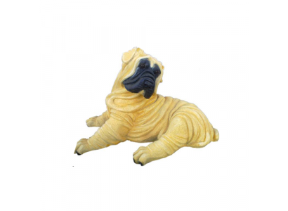 Hond Figur abstrakt Figuren Statuen Gaart Dekoratioun Deko 70cm Statue Déier Neijéier