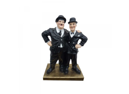 Deko Figur Statu Skulptur 50 cm Figuren Statuer Skulpturen Dick an Doof Nei