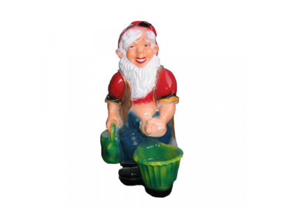 Garten Haus Dekoration Figur Statue Skulpturen Deko Figuren Zwerg Handarbeit K35