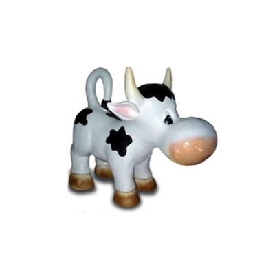Dekoratioun Gaart Plastik Figuren Handgemoolt Figur Statu Lusteg Kéi 45cm Nei