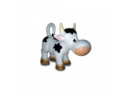 Dekoratioun Gaart Plastik Figuren Handgemoolt Figur Statu Lusteg Kéi 45cm Nei