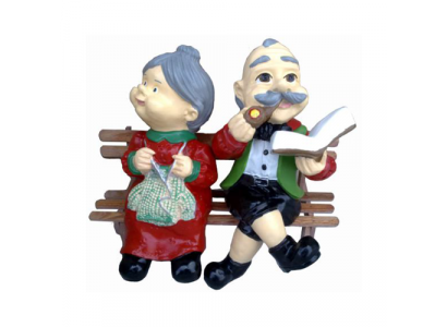 Deko Figur Statu Skulptur 25 cm Figuren Statuten Skulpturen Gaart Dekoratioun
