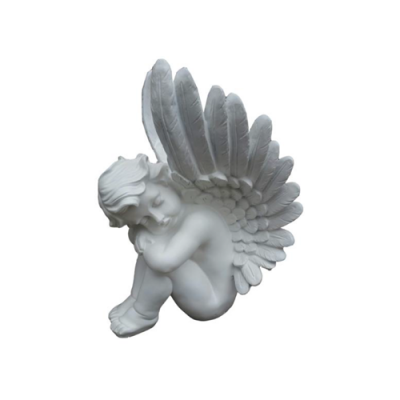 Deko Figur Statu Skulptur 45 cm Figuren Statuen Skulpturen Engel Griewensdekoratioun