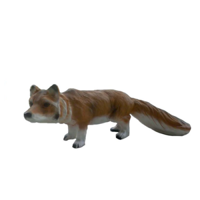 Dekoratioun Gaart Plastik Figurinen Handgemaalt Figur Statu Fuchs 35 cm Statuen