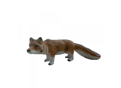 Dekoratioun Gaart Plastik Figurinen Handgemaalt Figur Statu Fuchs 35 cm Statuen