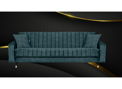 Dräisëtzer Stoff Wunnzëmmer Rosa Design Sofa Sofas Samt XXL grouss Polster Couchen