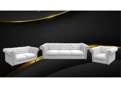 Dräisëtzer Stoff Stuff wäiss Design Sofa Sofae Samett xxl grouss Polster Couchen