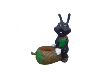 Gaardenameis 47cm Gaardendekoratioun Figuren Statuen Figur Hand gemoolt Nei