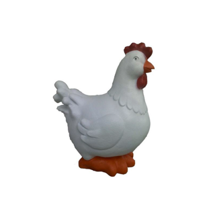 Dekoratioun Gaart Plastik Figuren Handbemoolte Figur Statue Lëschteg Hunn 42cm Nei
