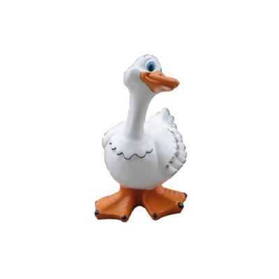 Dekoratioun Gaart Plastik Figuren Handbemoolt Figur Statue Lusteg Ent 35cm Nei