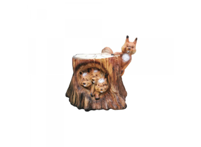 Dekoratioun Skulptur, Eechkätzchen Wandfigur, nei Skulpturen, Figuren 35cm, nei.