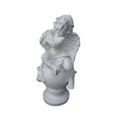 Dekoratioun Figur Statu Skulptur 51 cm Figuren Statuen Skulpturen Engel R74 Nei