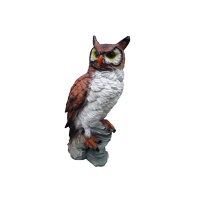 Eulvull Figur Statue Gaart Dekoratioun Skulptur Deko Skulpturen