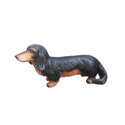 Dakel Hond Figur Statue Gaart Dekoratioun Skulptur Dekor Skulpturen