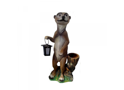Zeesekättche Figur Statue Gäert Dekoratioun Skulptur Deko Skulpturen
