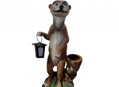 Zeesekättche Figur Statue Gäert Dekoratioun Skulptur Deko Skulpturen