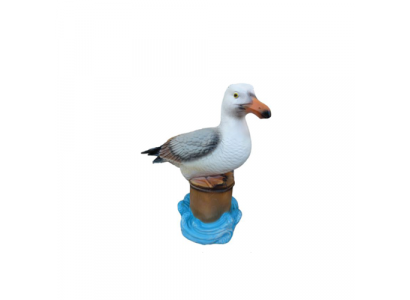 Möwe 35cm Figur Statue Gaart Dekoratioun Skulptur Dekor Skulpturen
