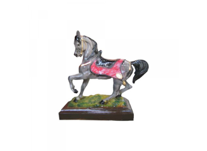 Päerd Figur Abstrakt Figuren Statuen Modern Faarweg Ugemoolt Nei 42cm Statu.