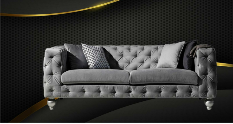 Garnitur Big Set 32 Sëtzer Textil Sofa Canapé Garnitur Modern Design Wunnzëmmer