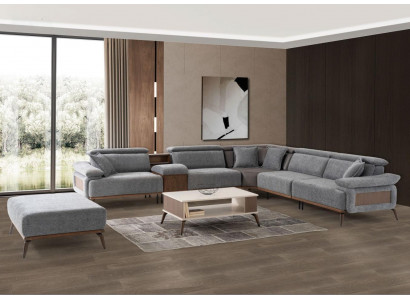 Eckcouch L-Form Stoffcouch Polstercouch Couch Sofa Blo Modernen Stoff