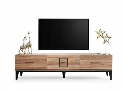 Sideboard TV Ständer RTV Lowboard Schaf Holzschaf Holztisch Braun