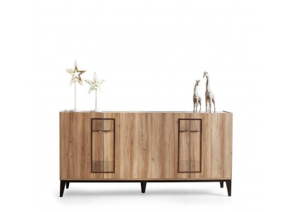 Anrichte Sideboard Schaf Holzschaf Holz Braun Wunnzëmmer