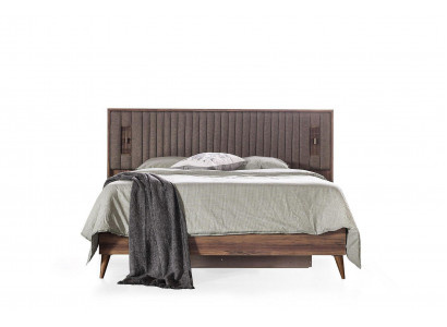 Bett Duebelbett Bettrahmen Holzbett Brong Bettgestelle Schlofzëmmer
