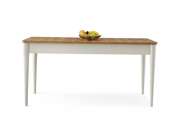 Iessdësch Dësch Holzdësch Iesseck Beige Iesszëmmer Holz Auszuchbar