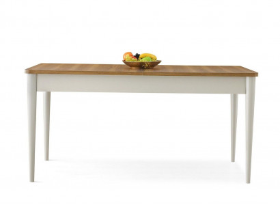 Iessdësch Dësch Holzdësch Iesseck Beige Iesszëmmer Holz Auszuchbar