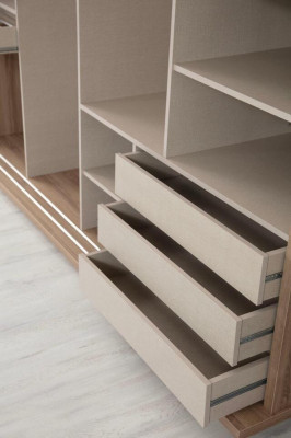 Beige Schlofkummer Kleederschaf Designer 2-Dieren Glasschaf Neit
