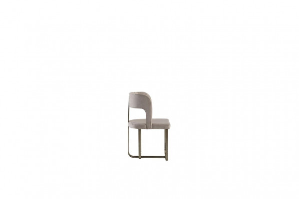 Stull Béisch Elegantes Modern Iesszëmmer Schéin Stoff Design Luxus Metall Still