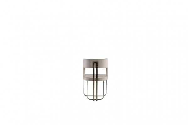 Stull Béisch Elegantes Modern Iesszëmmer Schéin Stoff Design Luxus Metall Still