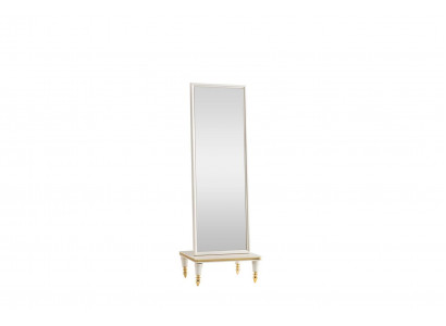 Spigel Wäiss Schlofzëmmer Modern Steespigel Metall Elegante Steespigel Nei