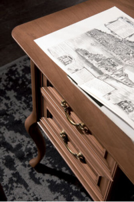 Schreifdësch Holz Dësch Dëscher Schreifdëscher Miwwelen Büro Miwwelen Design