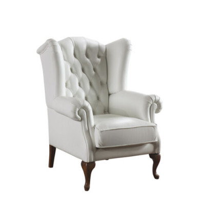Canapé en cuir Chesterfield Fauteuil Eensëtzer Sëtzmiwwelen Nei
