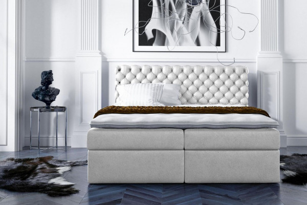 Chesterfield Boxspringbett Duebelbett Eebett Bett Polsterbett Better 200x200cm