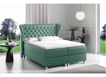 Bett Chesterfield Boxspring Miwwel Better King Size Samt Hotel Nei Schlofzëmmer