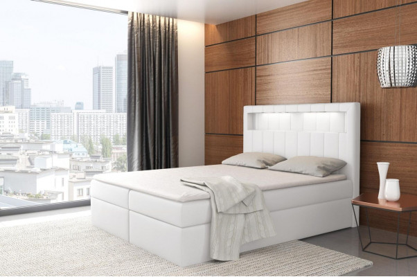 Bett beliicht Boxspring-Betten King Size Samt Hotel nei Schlofzëmmer Miwwelen