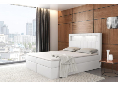 Bett beliicht Boxspring-Betten King Size Samt Hotel nei Schlofzëmmer Miwwelen