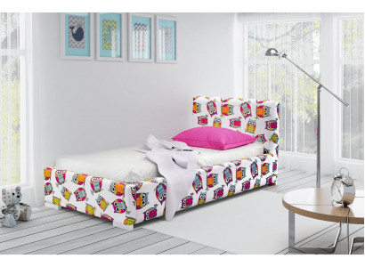 Jugendbett Kannerbett Kids Design Modern Bett Kannerzëmmer 90 cm Bettkëschten Nei