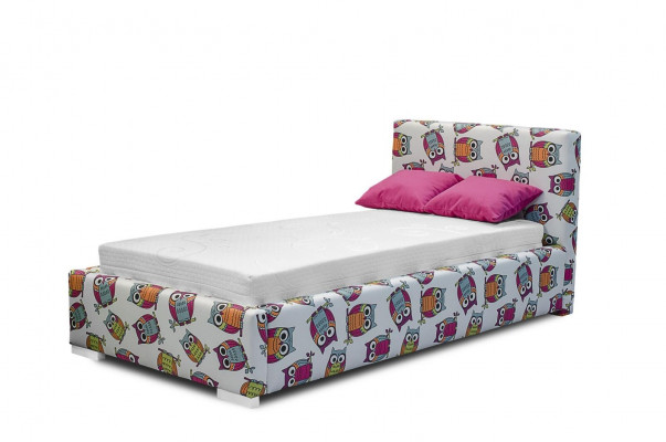 Jugendbett Kannerbett Kids Design Modern Bett Kannerzëmmer 90 cm Bettkëschten Nei