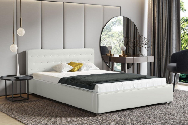 Duebelbett Hochzäitsbett Bettgestell Bett Gepolstert Bett Polyester Better Polyester Bettgestell Neit