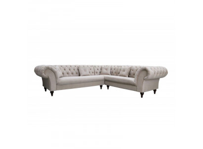 Chesterfield Canapé Eck Preston Canapé Canapé Wunnlandschaft Ecksofa Eck Design Nei