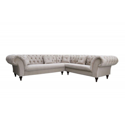 Chesterfield Canapé Eck Preston Canapé Canapé Wunnlandschaft Ecksofa Eck Design Nei