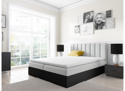 Boxspringbett Duebelbett Bett mat Bettkëscht Ehebett Better 180cm Polsterbett