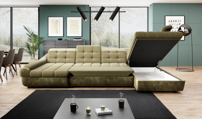 Sofa Couch Polster Garnitur Wohnlandschaft Design Ecksofa U Form Sofae Couchen