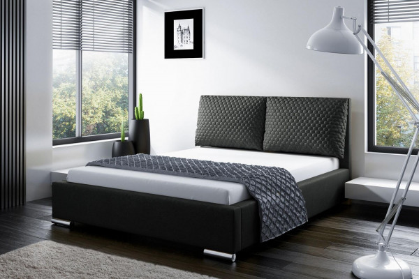 Bettgestell Design duebelt Hotel modern Bett Schlofzëmmer Better Polsterbett nei