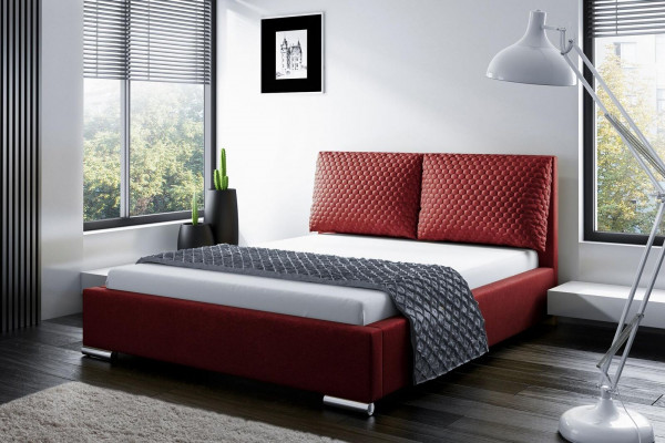 Bettgestell Design duebelt Hotel modern Bett Schlofzëmmer Better Polsterbett nei